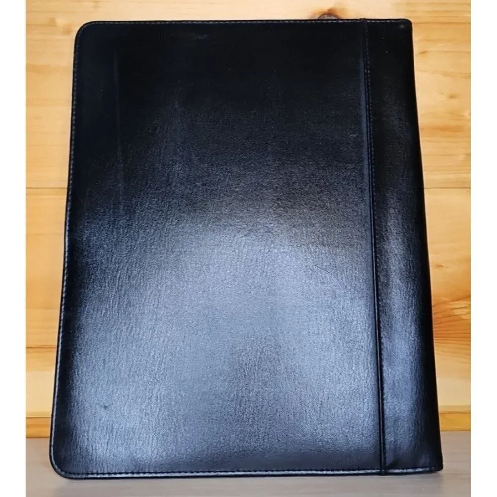 Vintage Black Perry Ellis Calculator Portfolio No Calculator